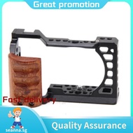 A6400 / A6300 / A6100 / A6000 Wood Handle Metal Camera Cage Stabilizer Rig Replacement