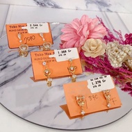 8K Real Gold Earrings 375%/