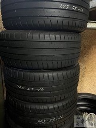 205/55/16 米其林輪胎 8成新 超搶手落地胎 PS4 2019年底 泰國廠 四條一組 無吃胎無變形 含定位完工價