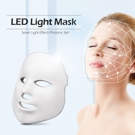 durable▣◄7 Colors LED Facial Mask Skin Rejuvenation Anti Wrinkle Acne Photon Therapy Whitening Tighten Instrument Face