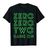 Pickleball Zero Zero Two Game On Green Tshirt T Funky Preppy Style Men Tees Harajuku Group