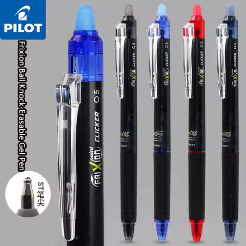 Pilot Frixion BLRT-FRP5 Erasable Gel Pen,0.5mm Retractable FriXion Ball Knock,Thermal Erasable Ink P