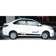 4 5 Seat Car Side Sticker (V0006). 4 5 Seat Car Foot Sticker