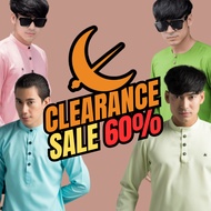 Kurta Elrah Exclusive Raya Haji Clearance Offer Emerald Brick Orange Mint Blue Lilac Warehouse Afwan