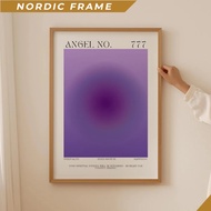 Wall painting, Angel Number 777 Poster- Inspirational Quote, Astrology Gifts, Aura Print, Aesthetic 