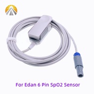 6 Pin Reusable SpO2 Sensor For Edan M3A M9 M8A iM9 iM80 Creative PC9000 UP6000 Contec CMS9000 SAO2 P