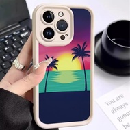 Pro Camera Softcase For Vivo Z1Pro Z1 Z1i Z1 Lite Z1x Z3x Z5i Case Simple Coconut Tree Silicone Soft