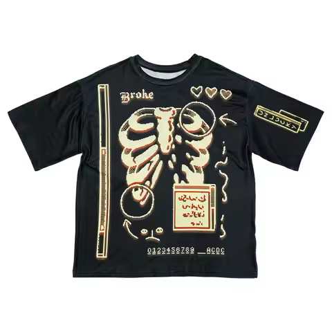 2026 Summer Fashion New Kawaii Cute Element Style Design Pattern T-shirt 3D Printed Outdoor Activity