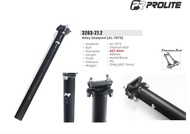 Prolite AL-6061/7075 Lightweight Seat Post 27.2mm/31.6mm/31.8mm/33.9mm/400mm/580mm/600mm Length For