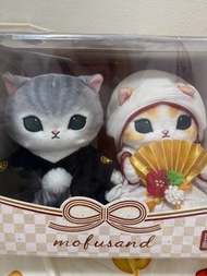 日本代購mofusand 結婚公仔 (包裝盒有小破損)