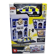 Bburago Build Your City Street Fire Polica Station