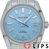精工 Grand Grand Seiko機械 Hi-Beat 36000 40mm 銀座限量版（全球限量 260 枚）SBGH297/9S85-01H0，附錶盒、保固卡，不鏽鋼材質，男士腕錶，天藍色，