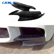 For E92 Front Lip Upper Side Splitters Flaps For BMW 3 Series E90 E92 E93 M3 2008-2014 Carbon Fiber 