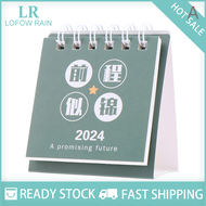 LF Wholesale✨Flash Sale ✨ 2024 Calendar Time Management Portable Desk Calendar Daily Schedule Mini Table Desk Calendar Table Calendar Desktop Decoration