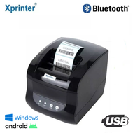 Xprinter365B เครื่องพิมพ์สติ้กเกอร์ฉลากบาร์โค้ด-ใบปะหน้า-ใบเสร็จแบบความร้อน ขนาด 80มม/3นิ้ว เชื่อมต่อ USB หรือ Bluetooth ใช้ Loyverse POS แถมซีดี Bartender (VAT)