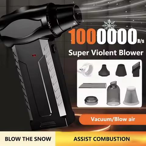Super Violent Blower 1000000RPM Brushless Turbo Jet Blower Dry 10000mAh Fast Charging Duct Fan Thrus