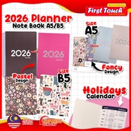 Diary 2026 Monthly Planner Note Book A5 / B5 Handwriting Planner Diari Tahun 2026 Masterprint PNS-A5