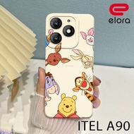 HP Itel A90 2025 Elloraa.id - Itel A90 2025 Casing - Winnie Motif - Cellphone Protector - Itel - Sof
