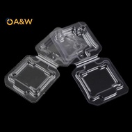 A&W 10Pcs CPU Box CPU Plastic Protective Case CPU Clamshell Tray Case Container