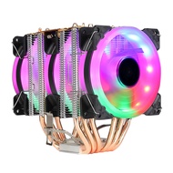 เย็นฟรอสต์ 200 ทองแดงบริสุทธิ์ 2 ท่อความร้อนเงียบซีพียูหม้อน้ำพัดลมโฮสต์ท่อทองแดง AMD / Intel / Univ