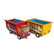 Miniatur mobil truk oleng kayu mainan anak / truk mobil mobilan anak
