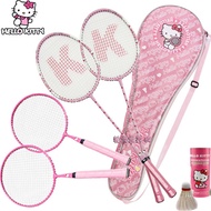 Genuine Hello Kitty badminton racket fun badminton racket KT pink with Hello Kitty badminton racket