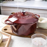 Diamond Hatpiness Glaz 22 Cast Iron Pot