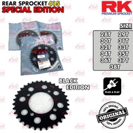 RK Rear Sprocket Edition 415 Black Y100/RXZ/LC135