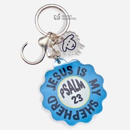 GANTUNGAN Acrylic Keychain Psalm 23 Keychain Billy Simpson