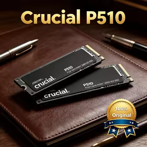 Smooth Operation Crucial P510 1TB PCIe 5.0 NVMe M.2 2280 SSD 11000MB/s Read 9500MB/s Write