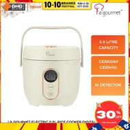 La Gourmet Electric 0.8L Rice Cooker RC08DGMG Digital Ceragan Ceramic AI Detector RC08DGVC Periuk Na