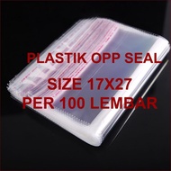 PLASTIK OPP SEAL 17X27(100 LEMBAR)