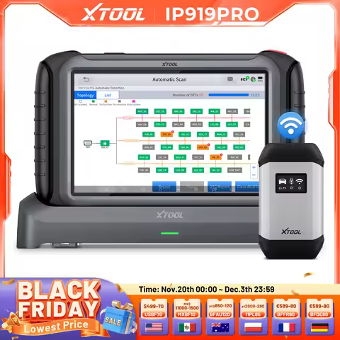 XTOOL INPLUS IP919PRO IP919Pro Bluetooth OBD2 Car Scanner All System Diagnostic Tool IMMO ECU Progra