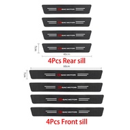 GAC motor Car Door Sill Strip Carbon Fiber Leather Anti Scratch Door Step Protector For Trumpchi GA4