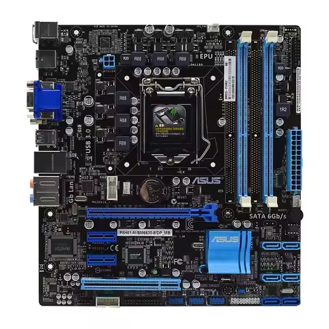 ASUS P8H61-M P8H61-M/BM6630-8/DP_MB Motherboard LGA 1155 Intel H61 DDR3 16GB for i3-2130 2500 3770 G