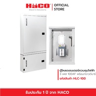 HACO ตู้โหลดเซนเตอร์ควบคุมไฟฟ้า 3 เฟส 4 สาย พร้อมกราวด์บาร์ (GND) Load Center & Extension Box 12-42
