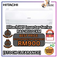 Hitachi 1.0HP-2.5HP Aircond Inverter 4star airHome 300 CJ Series & Non-Inverter AJ Series Wall Mount