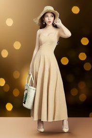 MYDU SALE | Đầm Xòe 2 Dây MS 2200 – Chất Thun Mềm Mịn Form Công Chúa Xinh Xắn