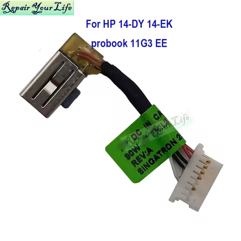 Notebook DC Power Jack Cable For HP Pavilion 14-DY 14M-DY 14T-DY 14-EK ProBook X360 11 G3 G5 EE L437