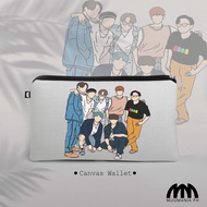KPOP Canvas Wallet - Mugmania - KPOP Member Vector Art Canvas Wallet
