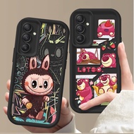 Mobile For Samsung Galaxy A34 5G Case Silicone Cartoon Pattern Soft TPU Shockproof Phone Casing For 