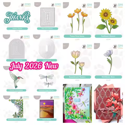 Petal Point Frames Chunky Ovals Wafer Petal Point Frames Wafer Metal Cutting Dies Stamp for DIY Hand
