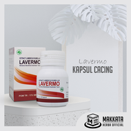Kapsul Cacing LAVERMO Kapsul Cacing Tanah Asli Obat Tipes