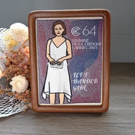 【似顏繪刺繡相框8吋】－單人物