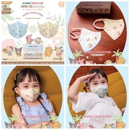 ICONIC  KID FACE MASK / [MINI 3D KID 3+YRS] Sanrio Characters Hawaii Summer 2026 MEDICAL FACE MASK (