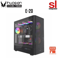 INVASION E-20 ATX Gaming Casing -Black/White (With Aurora Fan)