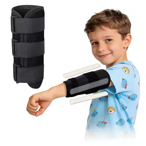1Pcs Elbow Brace, Night Splint for Cubital Tunnel Syndrome, Ulnar Nerve Entrapment, Arm Immobilizer 