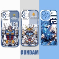 Case For iphone 6 6S 7 8 Plus X XS XR 11 12 13 Pro Max  Cellphone Case Soft Silicone Cover Anime Gun