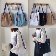 Korean Japanese style women handbag nylon waterproof tote bag large capacity shoulder bag school bag