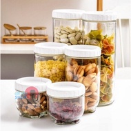 Set of 2 Lock&Lock Interlock plastic food preservation boxes, capacity 150ml to 2.1L INL Lock and Lo